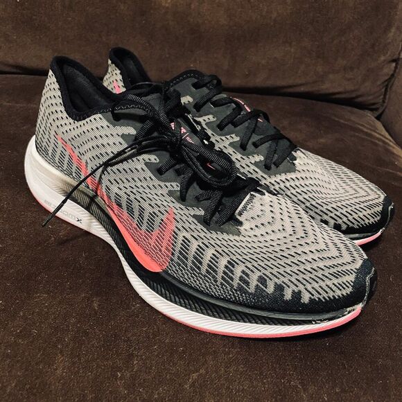 Nike Zoom Pegasus Turbo 2 Black/Pink Grey AT2863-007 Mens 10.5 US 44.5 EUR - Picture 8 of 15